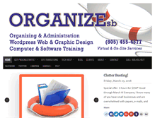 Tablet Screenshot of organizesb.com